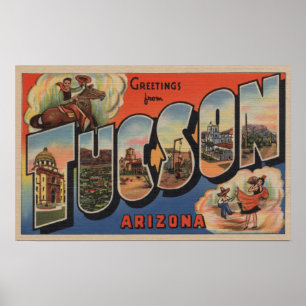 Pôster Tucson, arizona - grandes cenas da letra