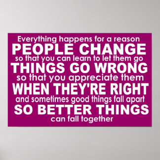 Poster Tudo acontece por uma razão para um Whit Inspiraci