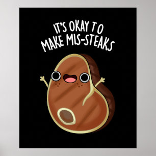 Poster Tudo bem fazer Mis-Steaks Pun Dark BG