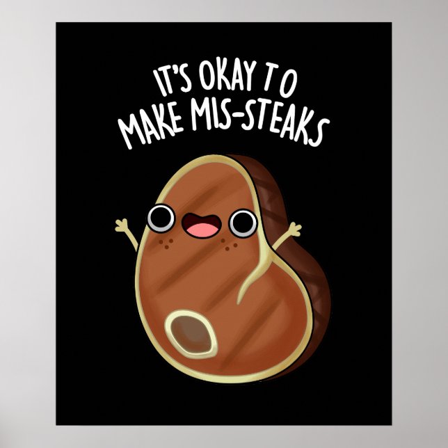 Poster Tudo bem fazer Mis-Steaks Pun Dark BG (Frente)