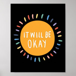 Poster Tudo bem Problemas de saúde mental Inspiração