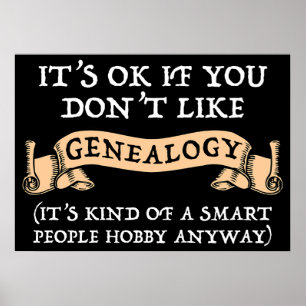 Poster Tudo bem se você não gosta de genealogia