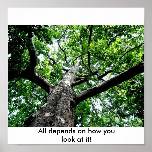 Pôster Tudo depende de como você olha para ele! (Frente)