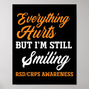 Poster Tudo dói. Ainda estou sorrindo Rsd Crps Awaren