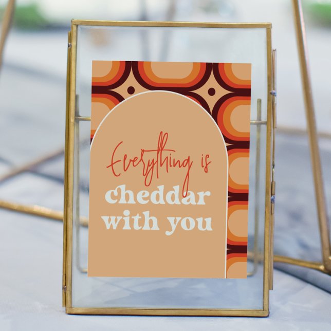 Poster Tudo É Cheddar Com Você Sinal De Casamento (Criador carregado)