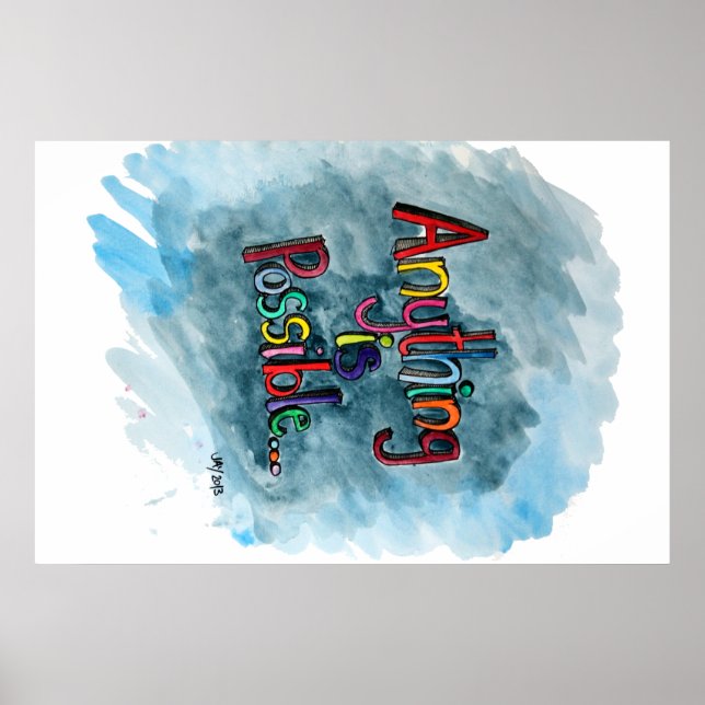 Poster Tudo é possível (Frente)