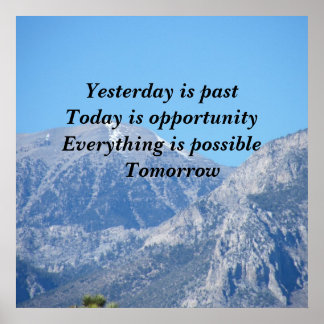 Pôster Tudo é possível amanhã