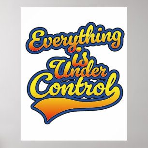Poster Tudo está sob controle