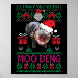 Poster Tudo O Que Eu Quero É Moo Deng Hippopotamus