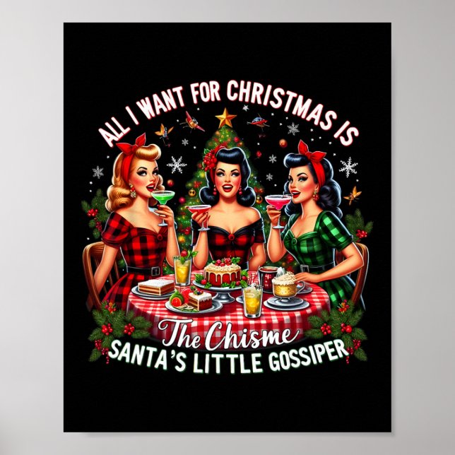 Poster Tudo O Que Eu Quero Para O Natal É A Festa Da Meni (Frente)