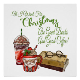 Pôster Tudo O Que Eu Quero Para O Natal São Boas Livros