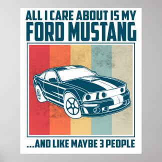 Poster Tudo o que me importa é meu Pontiac Gto e talvez 