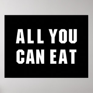 POSTER TUDO O QUE VOCÊ PODE COMER