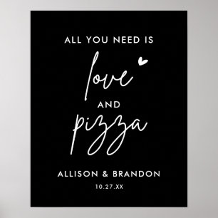Poster Tudo O Que Você Precisa É Amor E Pizza Recepção De