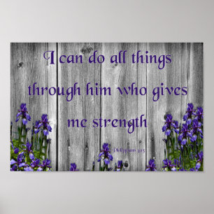 Poster Tudo, Philippians 4:13