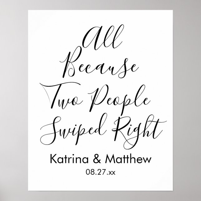 Poster Tudo Porque Duas Pessoas Esfregaram Um Casamento E (Frente)