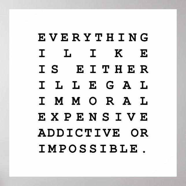 Poster Tudo que eu gosto (Frente)