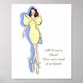 Poster Tudo que preciso, tempos de moda