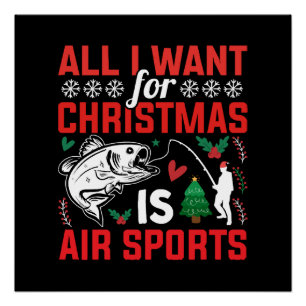Pôster Tudo Que Quero Para O Natal é Esportes Aéreos
