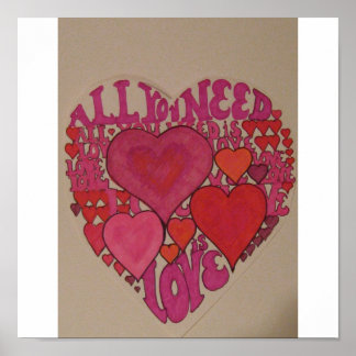 Poster Tudo que você precisa é amor!