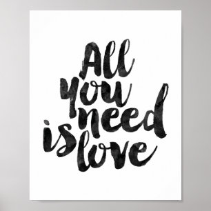 Poster Tudo que você precisa é amor