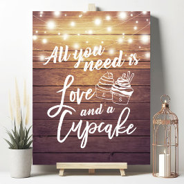 Poster Tudo que você precisa é amor e um sinal de casamen