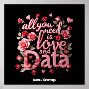Poster Tudo que você precisa é de amor e dados um Namorad