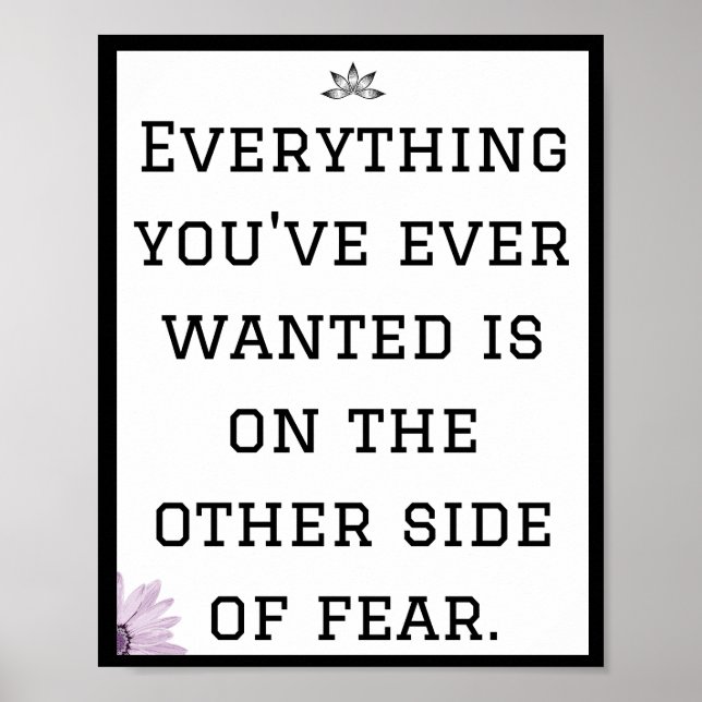 Poster Tudo que você sempre quis está do outro lado (Frente)