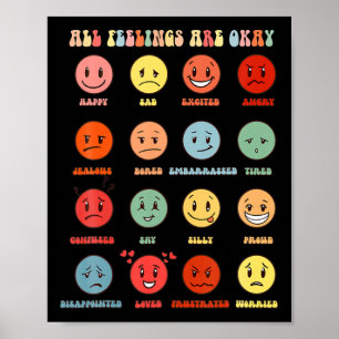 Poster Tudo Sentindo Que Está Bem, Saúde Mental Importa