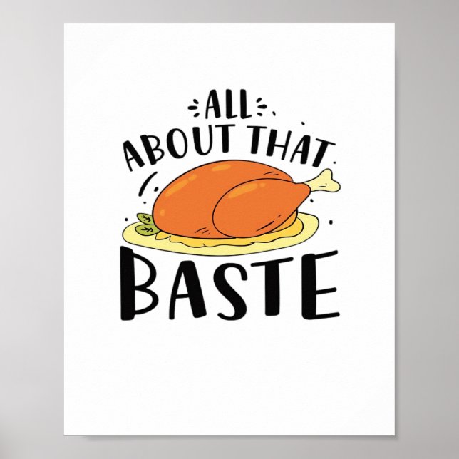 Poster Tudo Sobre Essa Design De Baste Para O Dia De Ação (Frente)