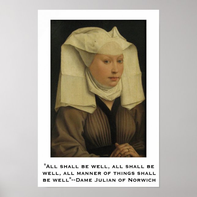 Poster Tudo vai ficar bem... Dama Julian de Norwich (Frente)