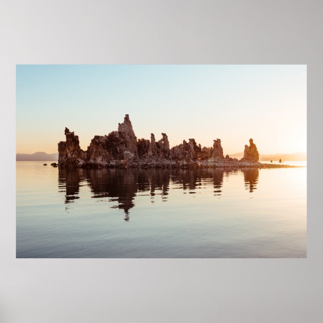 POSTER TUFA FORMATIONS AT MONO LAKE. (Frente)