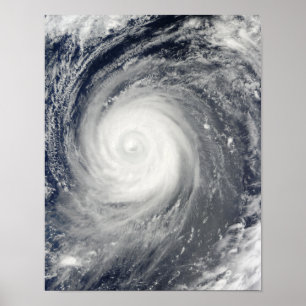 Poster Tufão Choi-WAN ao sul de Japão, Oceano Pacífico