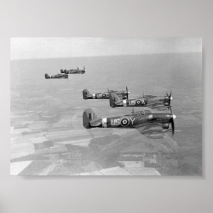 Pôster Tufões do vendedor ambulante de 56 Sqn. RAF