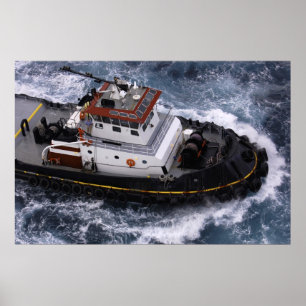 Pôster Tugboat no Caribe