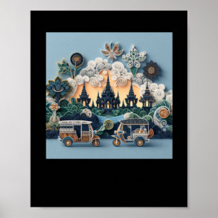 Poster Tuk Tuk Tailândia #6 Sticker