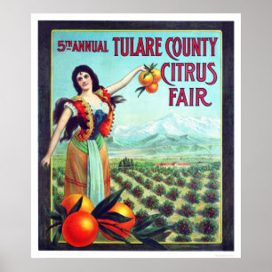Pôster Tulare County Citrus Fair
