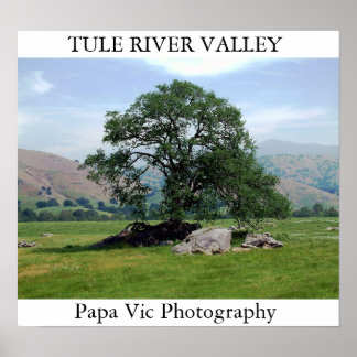 POSTER TULE RIVER VALLEY