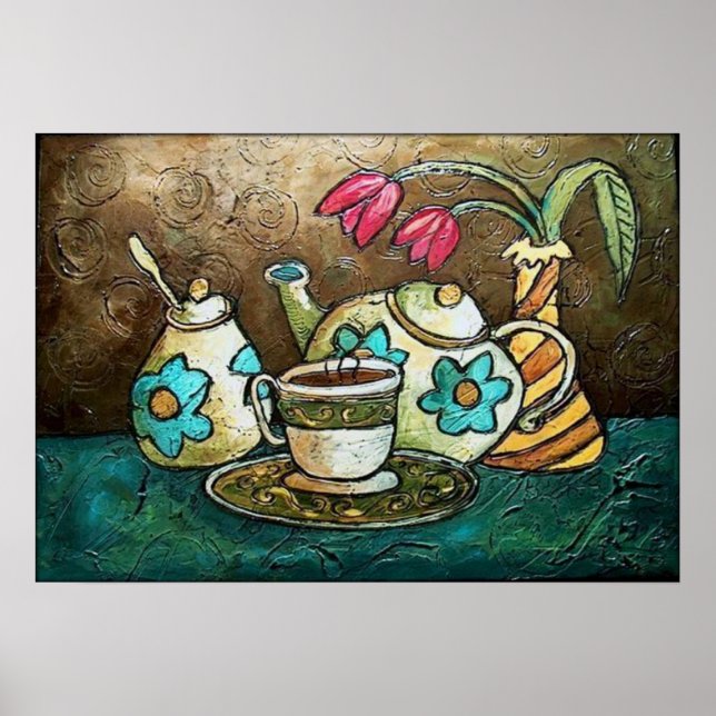 Pôster Tulip e Tea II (Frente)
