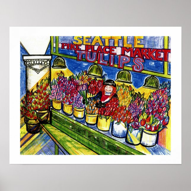 Pôster Tulip Lady (Frente)