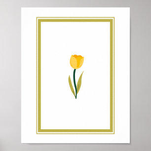 Poster Tulipa Amarela