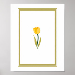 Poster Tulipa Amarela