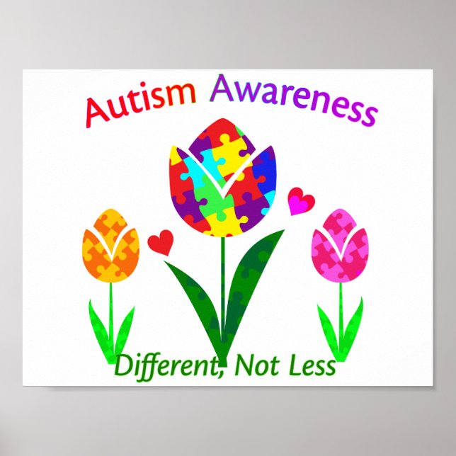 Poster Tulipa de Sensibilização Autismo (Frente)