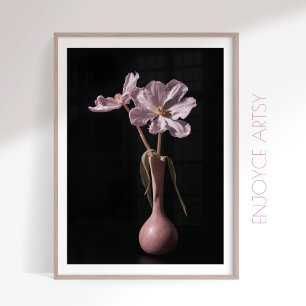 Poster Tulipa selvagem mínima continua a vida na parede i