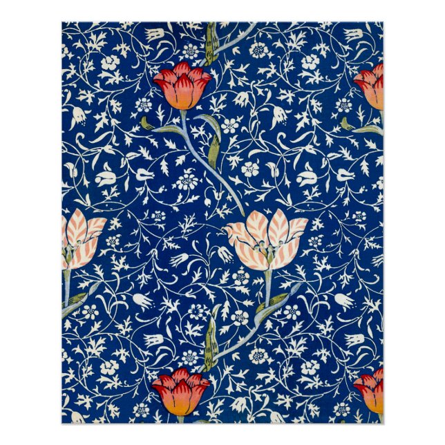 Pôster Tulipa, William Morris (Frente)