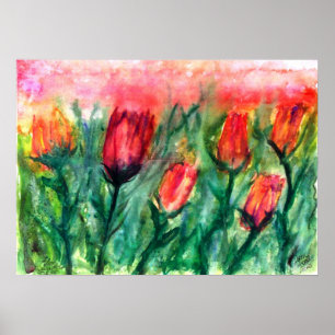 Pôster tulipas