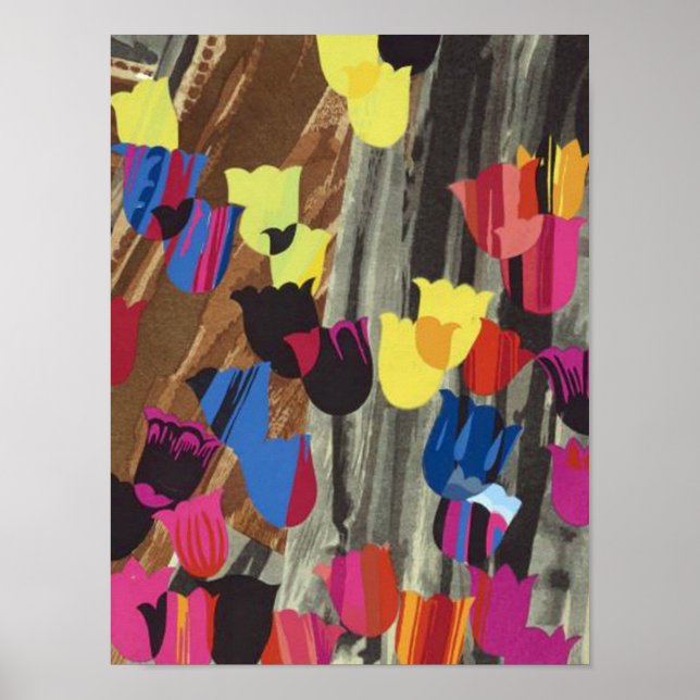 Pôster Tulipas de deco (Frente)