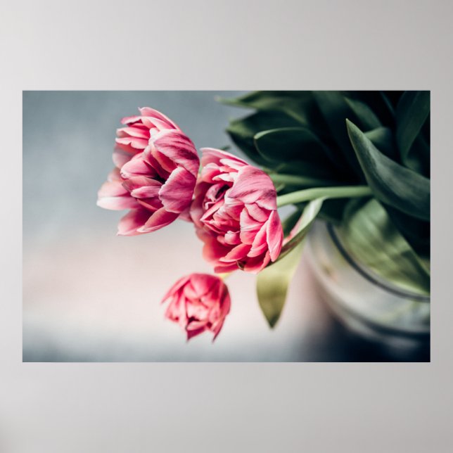 Poster Tulipas em um Vase (Frente)