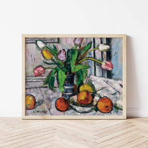 Poster Tulipas em um Vaso Azul   George Leslie Hunter