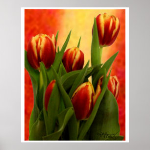 Pôster Tulipas - jGibney 2010 tulipas assinadas